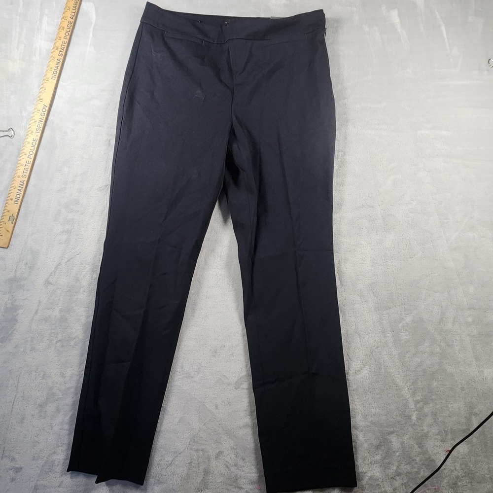 Talbots Pants 10P Womens Side Zip Slim Leg Refined Bi-Stretch Pant Measure 32x27